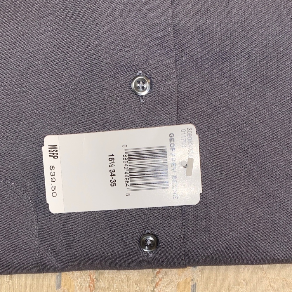 Geoffrey Beene Charcoal Dress Shirt - Picture 2 of 3
